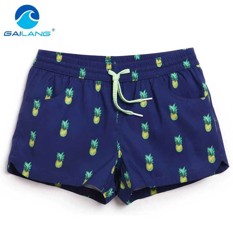 

Gailang Brand Women Boxers Trunks Casual Active Bermudas Workout Cargos Woman Beach Boardshorts Quick Drying Swimwear Swimsuits