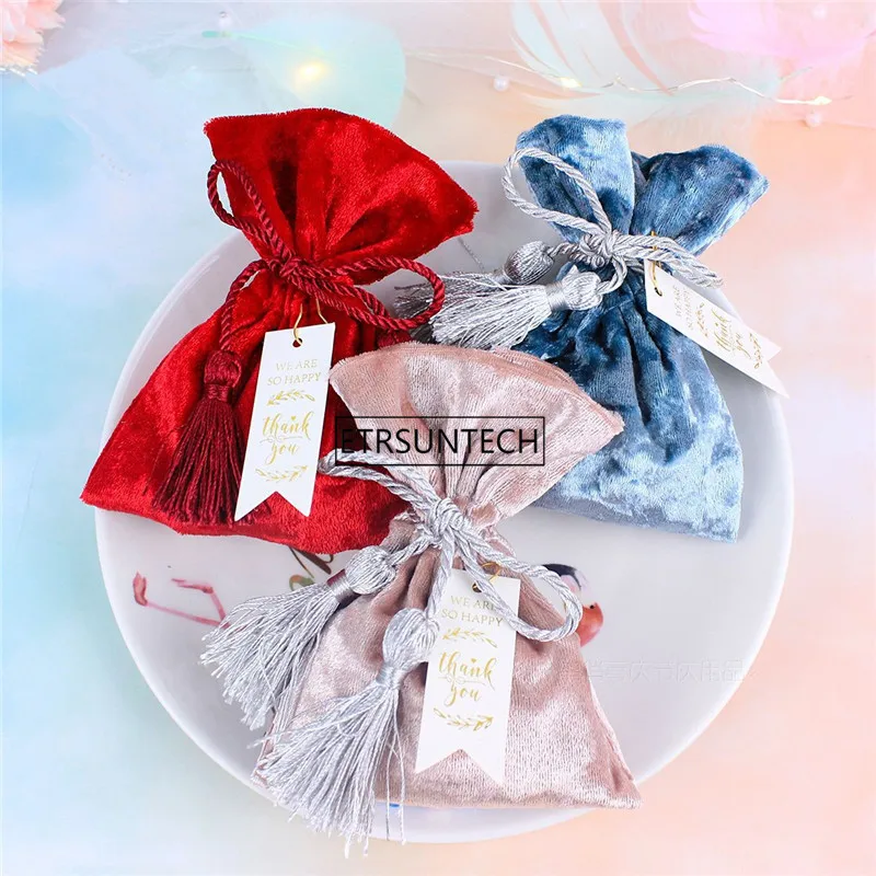 

500pcs/lot Party Favor Bag Wedding Box Candy Bag Wedding Souvenir Gift Candy Bags Wedding Party Favor Pouches Cute Gift Bags