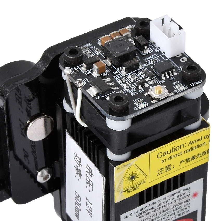 MN1703 High-power DIY Placa de Madeira Padrão de Couro Máquina de Gravação A Laser de Metal Máquina de Marcação de Texto 12 V 300 mw -7000 mw Opcional
