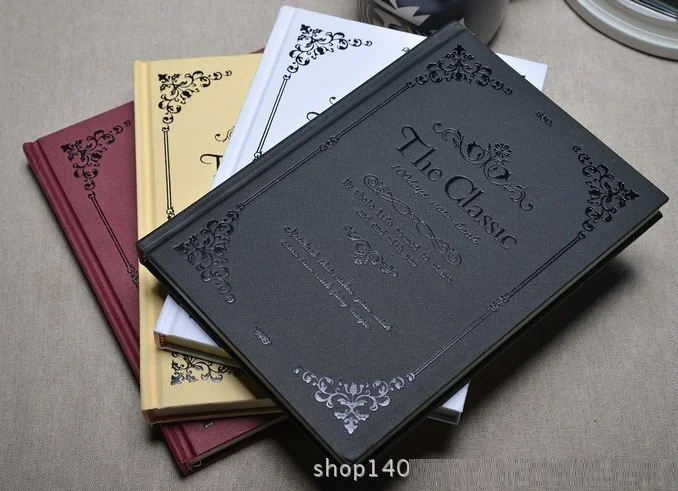 2015 New Notebook Paper School Book The Classic Vintage European Style Daily Note Good Quality Gift A5 Journal Diary Fashion boo