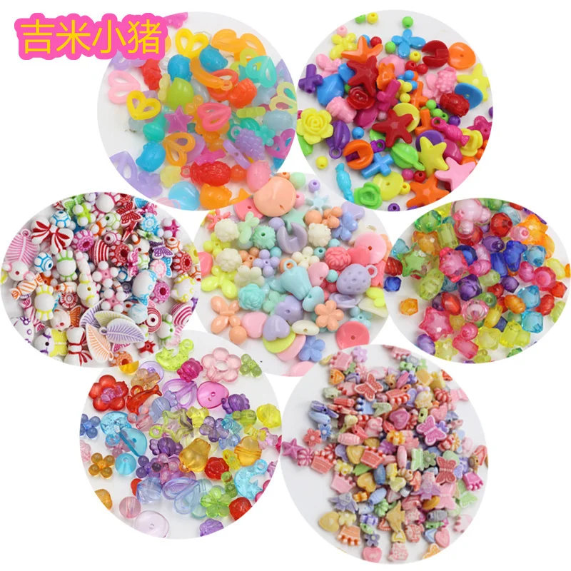 50pcs Beads Toys for Children Girl Gift DIY Orbits Creativity Bracelet/Jewelry Making Baby Kids Lacing Toy Needlework Wholesale