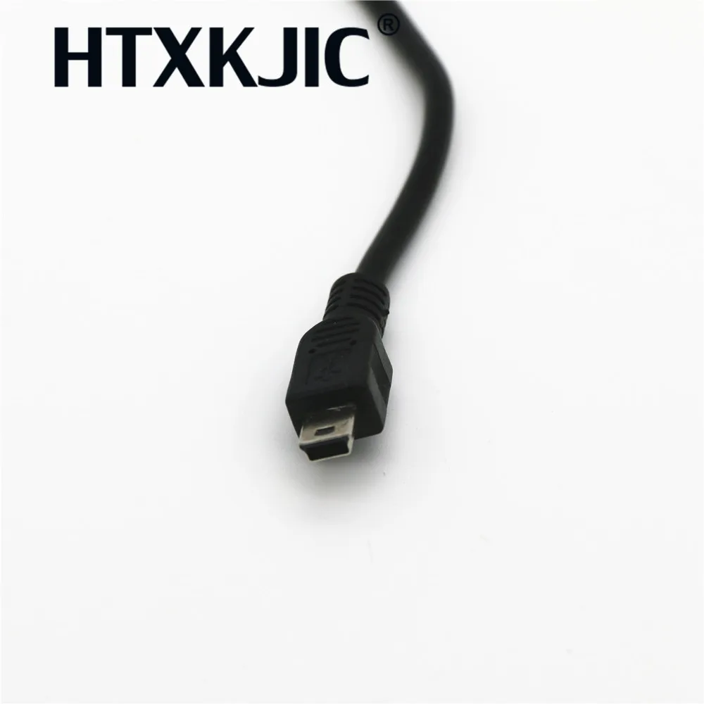 30cm 50cm Mini USB Cable 5 Pin Male to Female Panel Mount Type Mini USB Extension Adapter Cable Wholesale