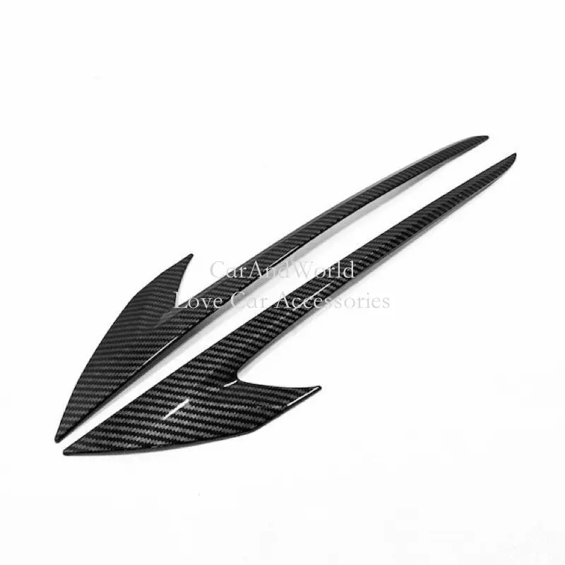 

Rear Tail Light Lamp Eyebrow Sequin Cover Frame Trim Carbon Fibre Sticker For Toyota Corolla Hatchback 2019-2025 Car Accessories