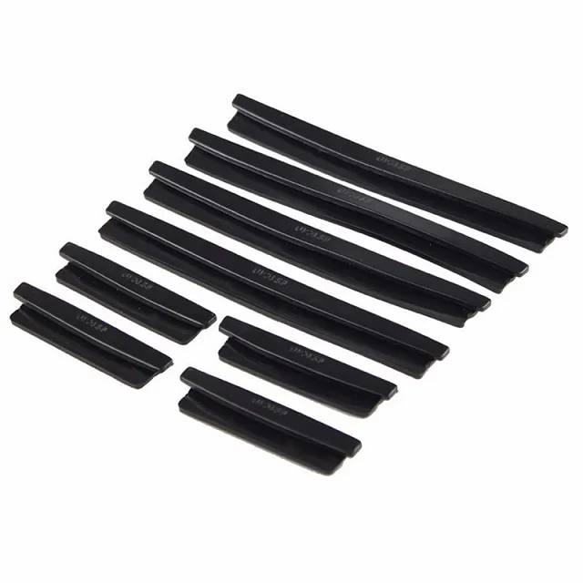 8 teile/satz Auto Tür Seite Rand Protector Streifen Auto SUV Kratzen Schutz Stoßstange Griff Schutzhülle Aufkleber Universal Auto Aufkleber Aufkleber Stoßstange Autostoßstangenschutz Auto Stoßstange