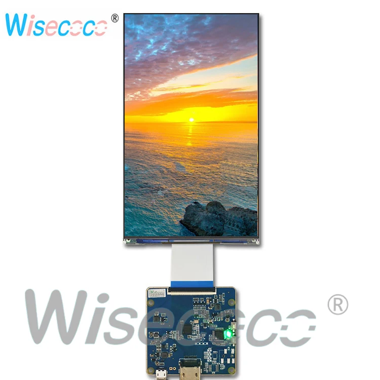 WISECOCO 7 inch TFT-LCD display 1200x1920 resolution with  control driver board for  projector printers