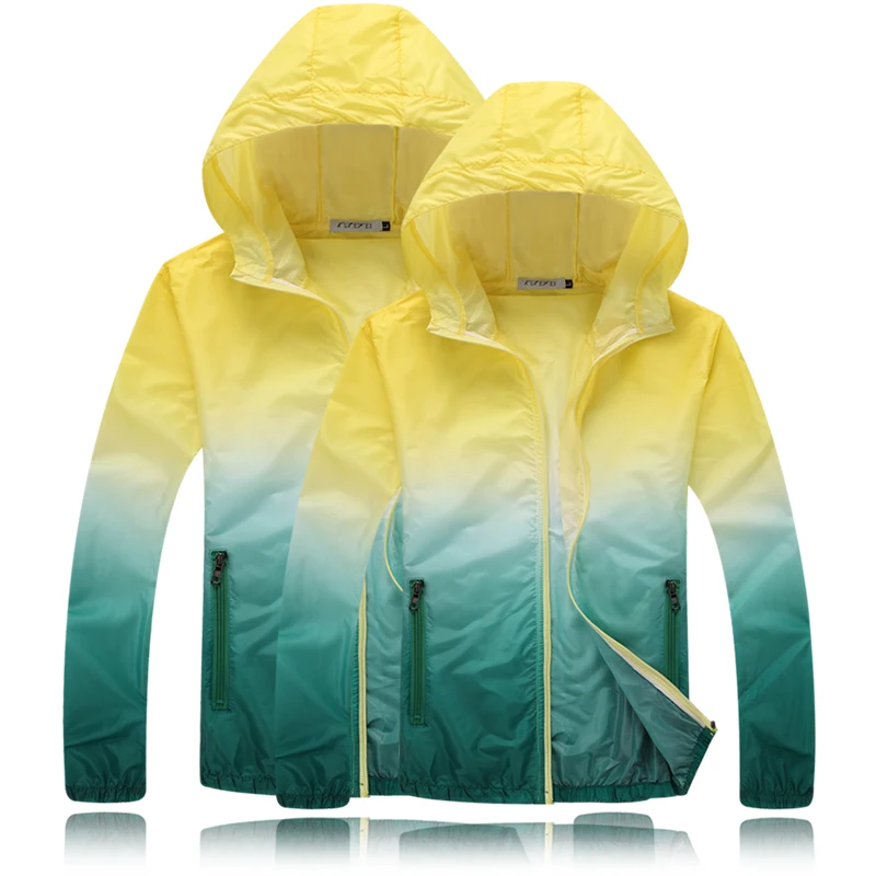 Summer women Quick Dry Skin Sun Protection Clothing Couple Coat Fashion Windbreaker Waterproof Men Women Jacket