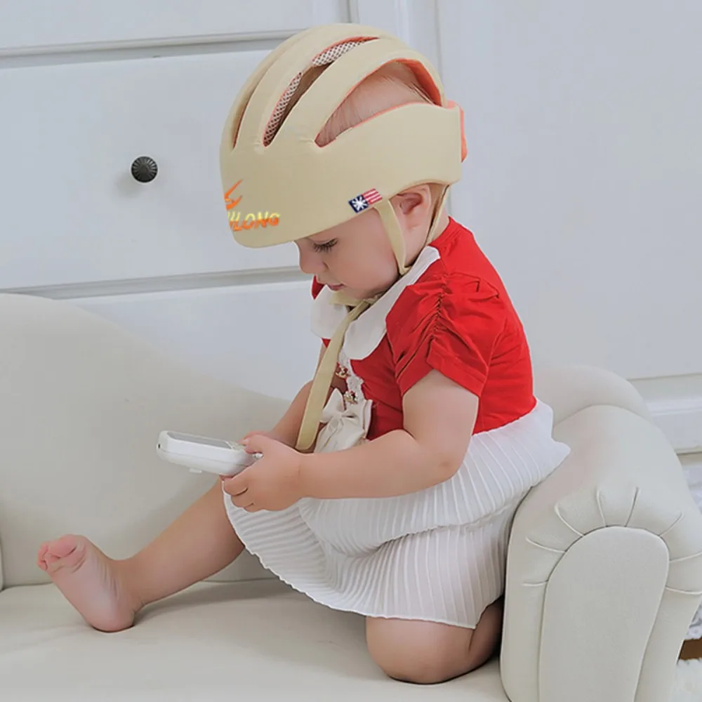 Capacete do bebê Capacete de Segurança Protetora Para Bebês Menina Algodão Infantil Proteção Chapéus Crianças Cap Para Meninos Meninas Capacete