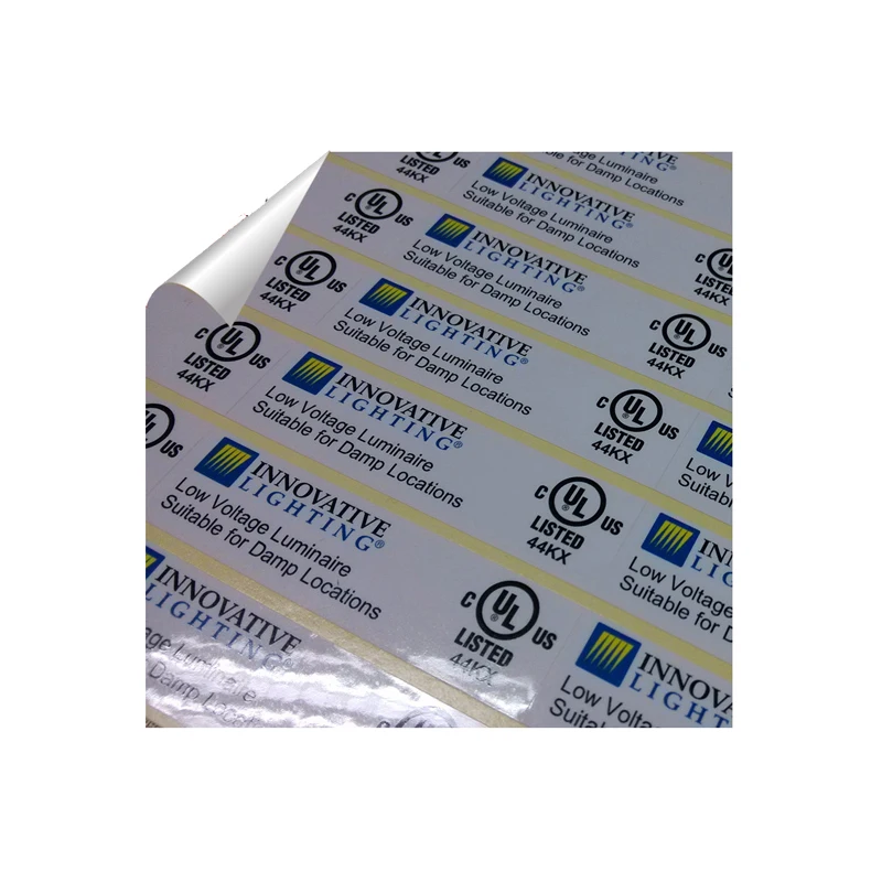 High quality eco-friendly custom circle shape shinny waterproof self-adhesive epoxy label for electronic