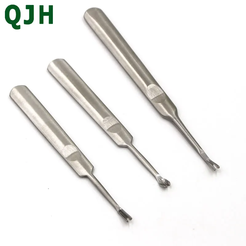 

QJH brand 3pcs Leather Tools Stainless Steel U V Shaped Stitching Groover Skiving Edge Beveler DIY Leathercraft Tool