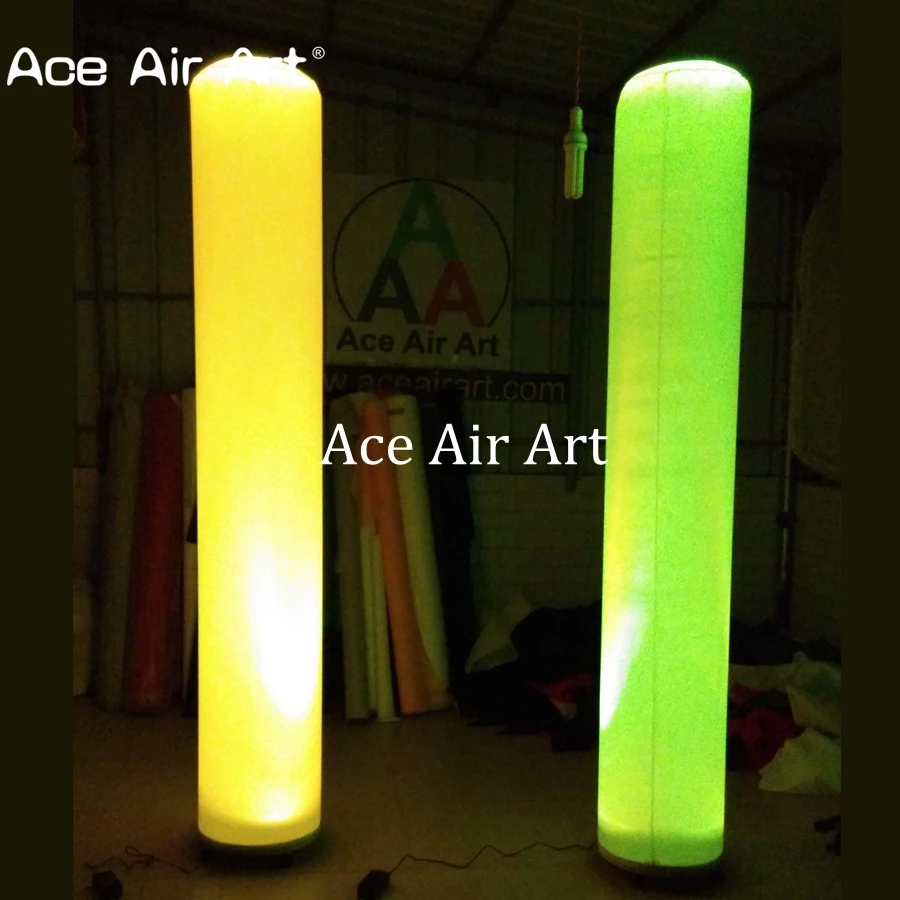 Potable Inflatable Pillar Tube Column with Lighting LED for Sale Made in China by Ace Air Art