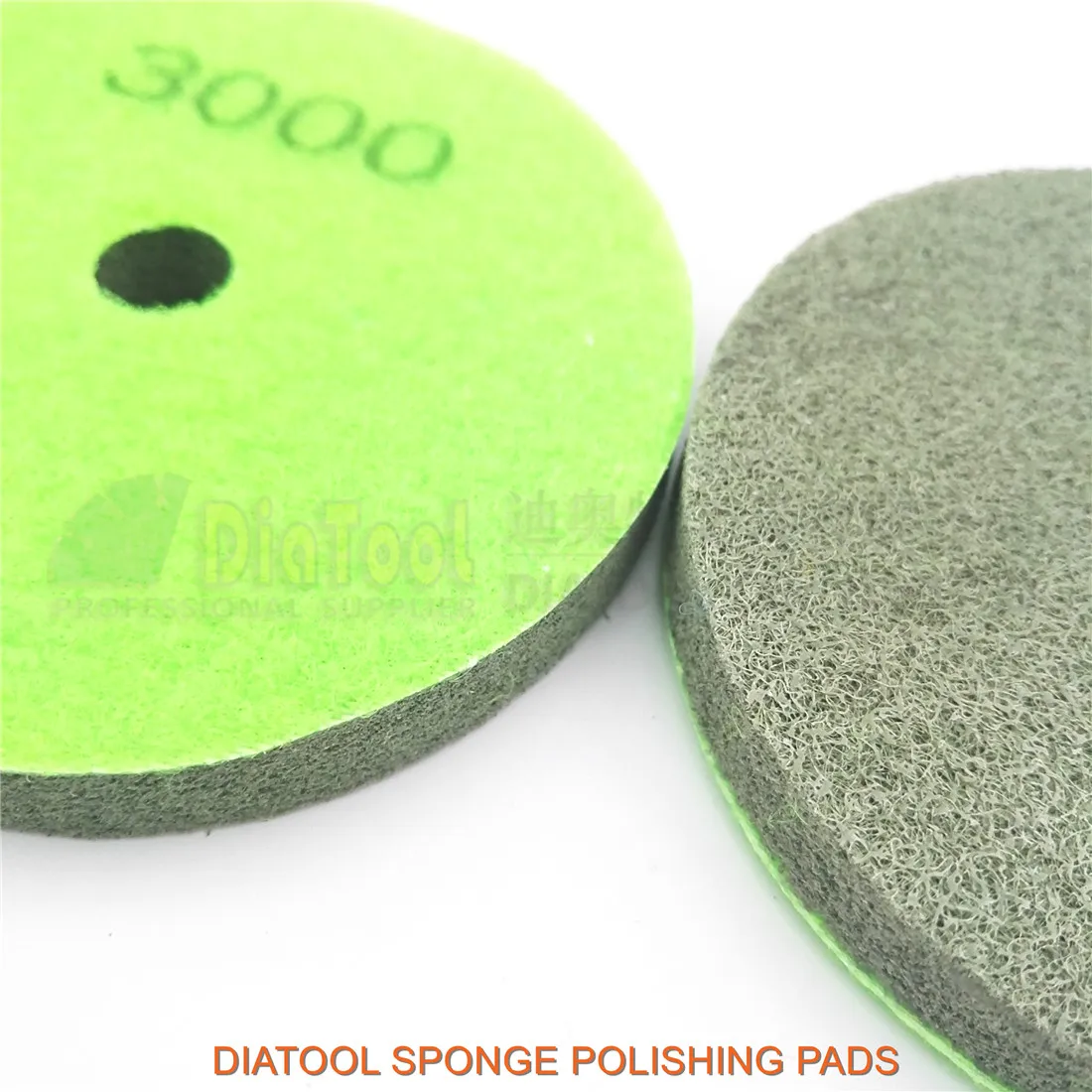 DIATOOL 10 unids 100 MM Esponja Tampones Para Pulir Del Diamante Para Piedra Blanda Mármol Artificial Piedra Suelo de Terrazo de Grano #3000 4