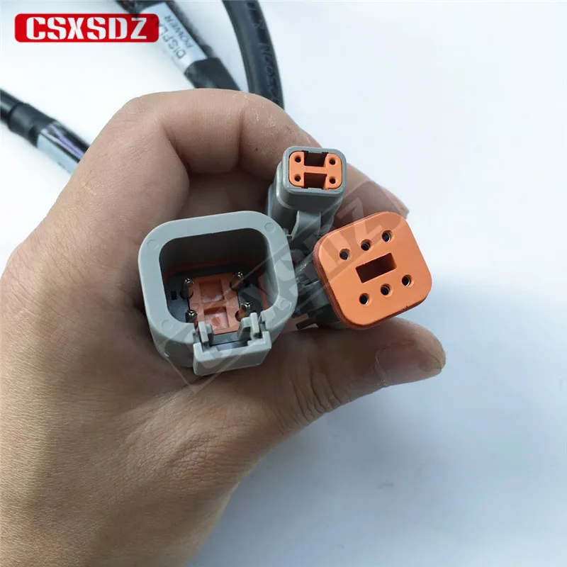 Trimble GPS CFX750 77282 CASE  FM750 Upper Power Cord (77282),cable for a CFX-750  FM-750 display ,trimble GNSS power data cable