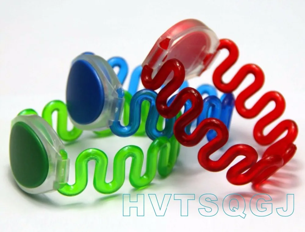 50pcs Top quality waterproof 13.56mhz rfid wristbands