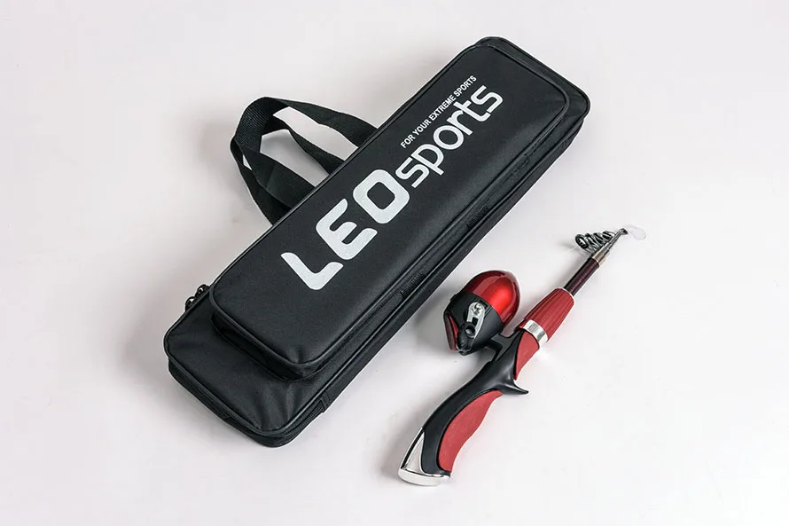 Doppelschichtige Oxford-Stoff-Angeltasche 50cm 80cm 70cm Eisangelruten-Schutztasche mit Seitenreißverschluss Zubehörbox Ausrüstung – Detail 9