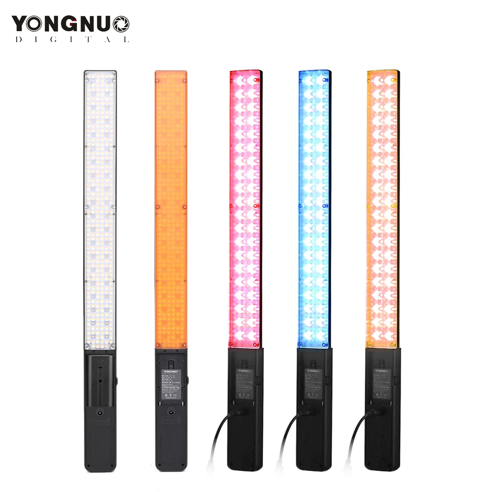 YONGNUO YN360 Handheld LED Video Light 3200k 5500k RGB Colorful 39.5CM ICE Pixel Stick Video Light Photo LED light YN 360 Wand