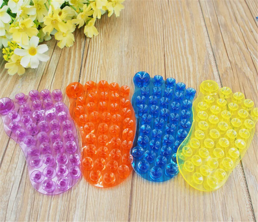 10pcs/lot Double Magic Plastic Sucker Strong Double Sided Suction Palm PVC Suction Cup Bathroom Soap Dishes kid palm of hand