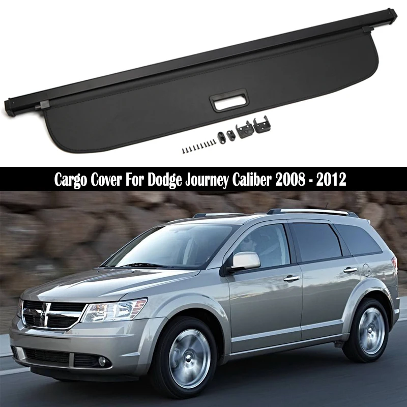 

High quality Auto Rear Cargo Cover For Dodge Journey Caliber JCUV 2008-2012 privacy Trunk Screen Security Shield shade