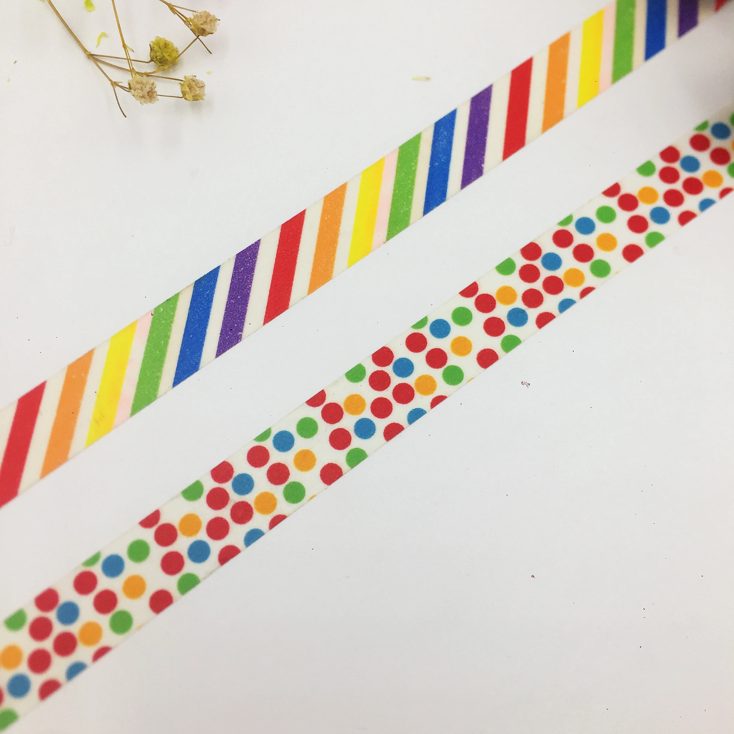 high quality  washi paper  tape/15mm*10m Colored dot and Colored Line  masking  japan  washi tape