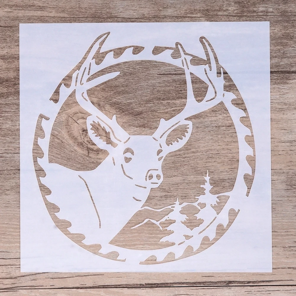 13 cm DIY Craft Layering Reindeer Stencils For Walls Painting Scrapbooking Stamping Album Decorative Embossing Paper Cards