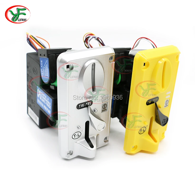 TW-131 CPU Comparable Coin Acceptor Selector Tokens Collector With 4Pin Cable For DIY Arcade Game Machine DIY Parts