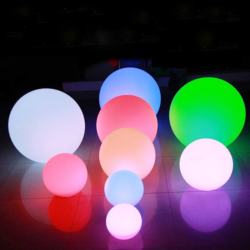 Waterproof 16 Color Outdoor Garden Glowing Ball Light Remote Lawn Lamps Patio Landscape Pathway LED Illuminated Holiday Lighting