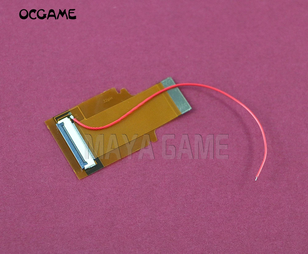 1pc OCGAME For Nintendo Game Boy Advance Ribbon Cable Backlit Adapter 40 PIN B &32 PIN A AGS 101