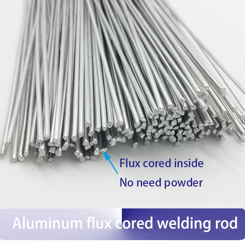 20 PCS 2mm*50cm Low temperature aluminum flux cored welding wire No need aluminum powder Instead of WE53 copper and aluminum rod