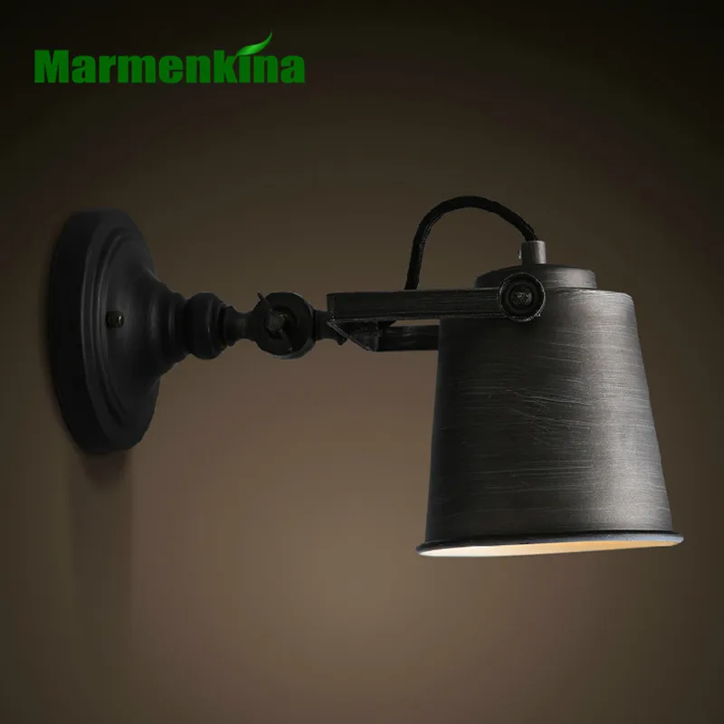 LOFT Industrial American Village Iron Wall Light Restaurant Balcony Small Machine Wall Lamp AC 220V / 230V / 240V