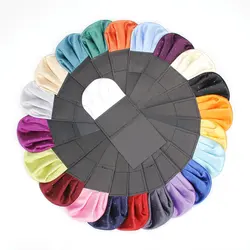 Pañuelos de lunares plateados cuadrados de bolsillo predoblados de fábrica para hombres, toalla de pecho Formal para fiesta de boda, negocios, negro, blanco, rojo