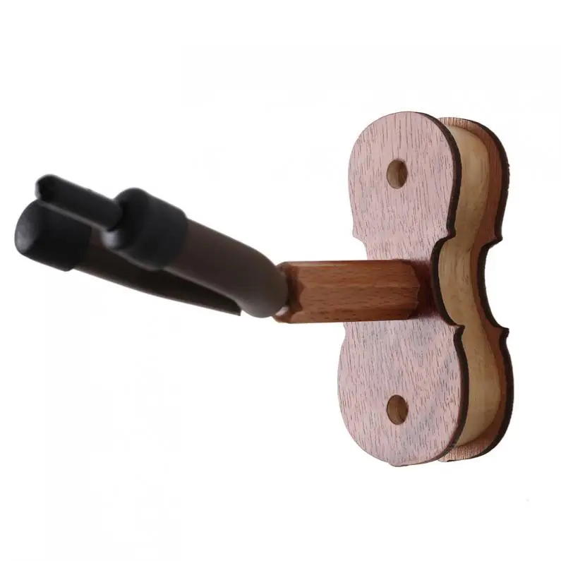 

Detachable Rosewood Wall Mount Violin Hanger Hook for Home and Store Show Storage Violin