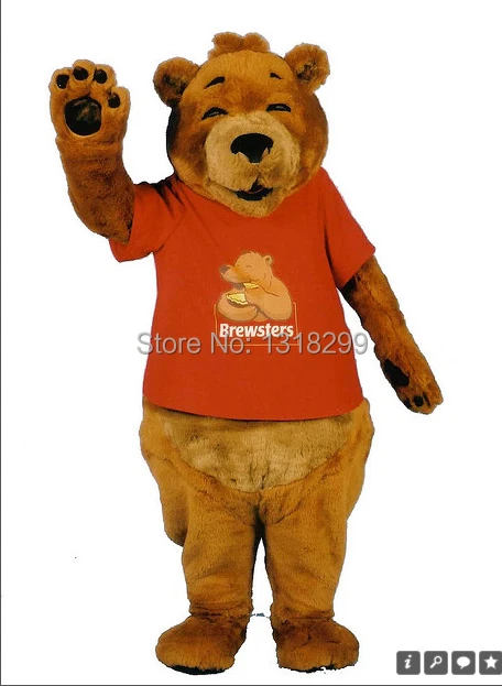 mascot brewster bear mascot costume fancy dress custom fancy costume cosplay theme mascotte carnival