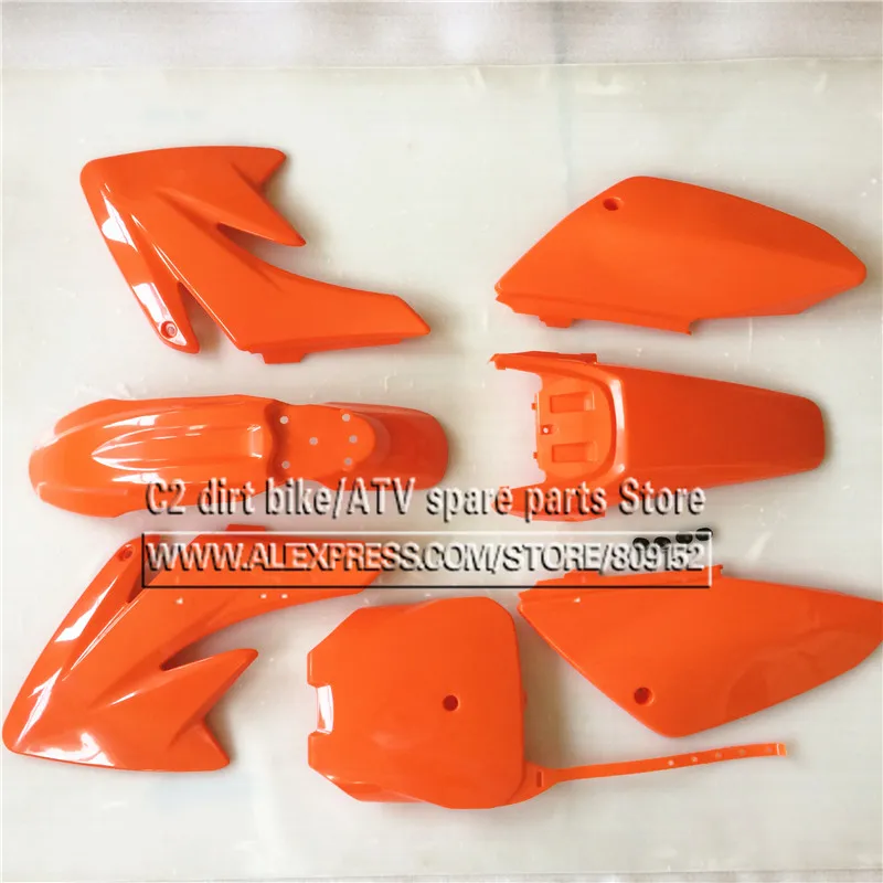 CRF 70 Plastic covers Fairing Kits CRF70 dirt Pit Bike Procket Bike Xmotos Baja DR50 49 50cc 70 90 110  Kayo HK 160