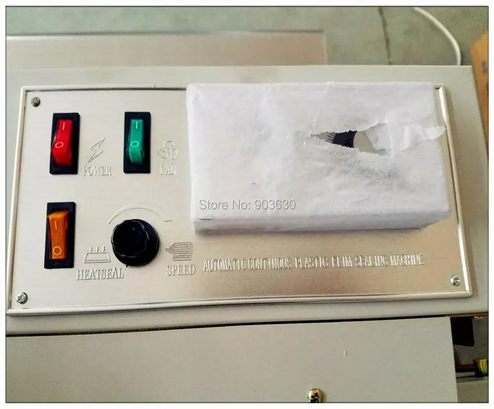 Sỉ 220V Liên Tục Túi Nhựa Phim Nhiệt Ban Nhạc Kín Máy FR-900, Thép Bánh In, Niêm Phong Rộng: 6-12
