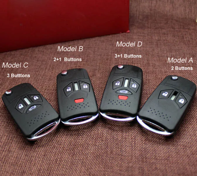 

2/3/2+1/3+1 Buttons ModIfied Folding Flip Remote Key Shell For MITSUBISHI ECLIPSE ENEAVOR LANCER Blank Key Case Fob