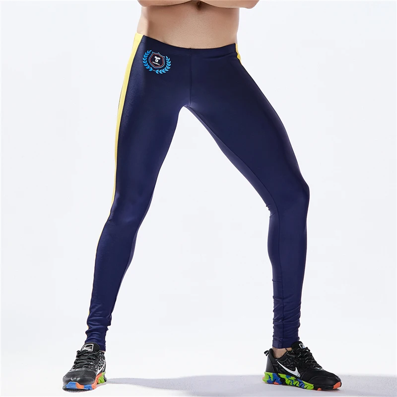 Mens compression pants sports running tights basketball gym pants bodybuilding jogger jogging fitness skinny leggings trousers