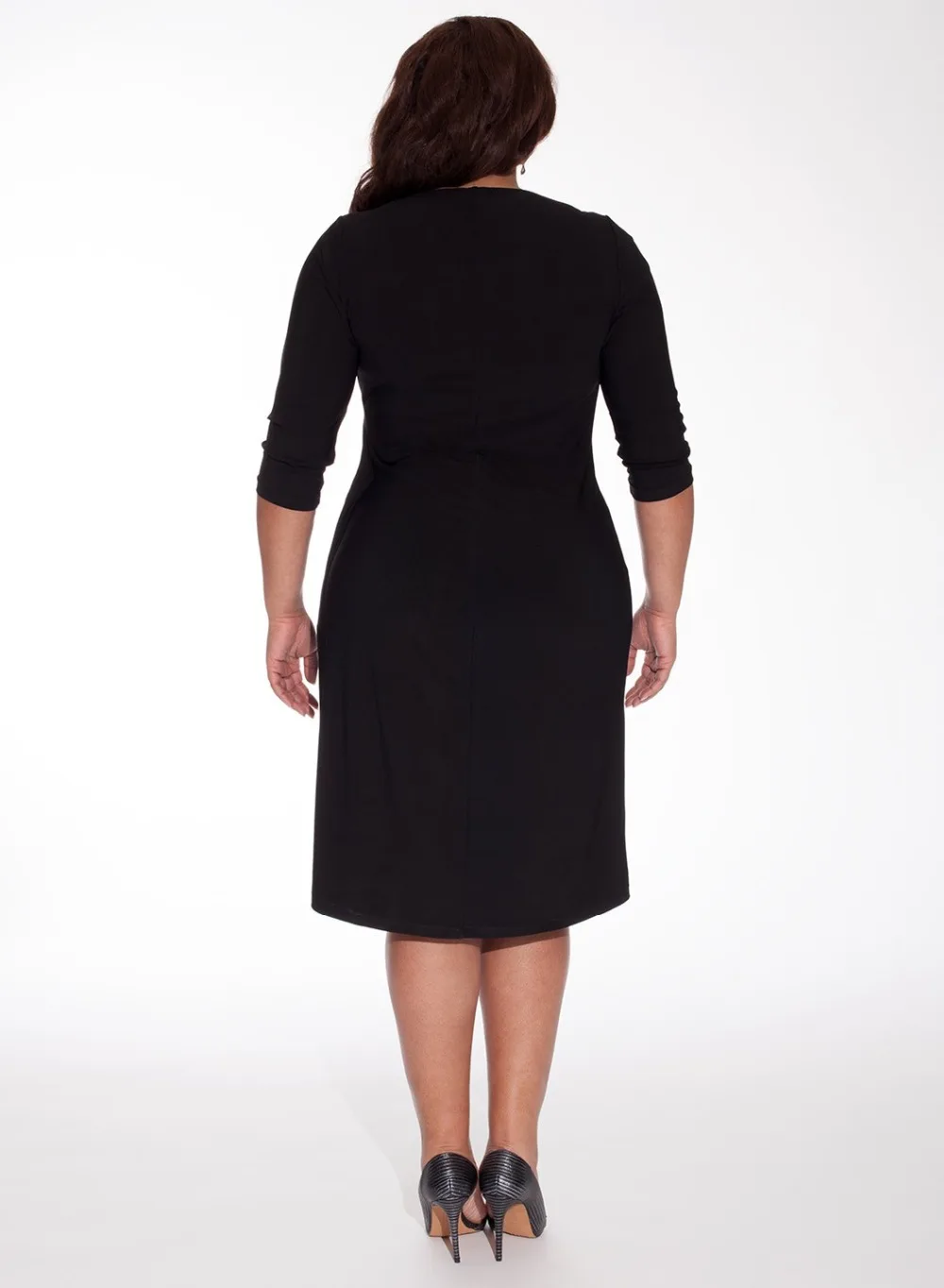 Dames robe élégante femmes grande taille été noir bleu col en V robe Sexy femmes décontracté robe de bureau ample Boho longues robes Maxi