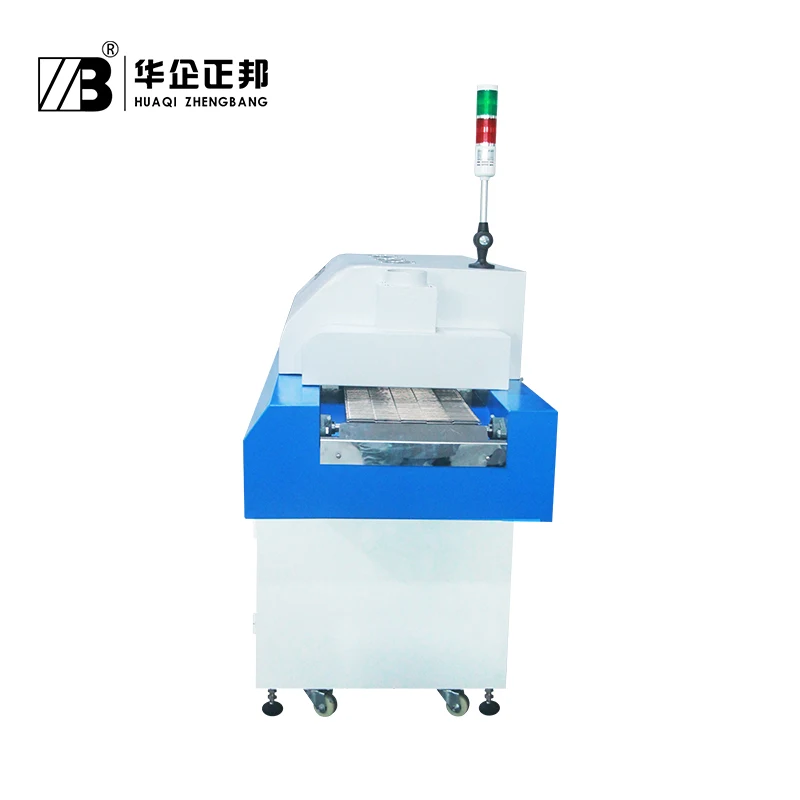 ZBRF630 Desktop Smt Reflow Oven 6 Zones Up 3 Down 3 Hot wind IC Infrared Soldering Reflow Oven For Pcb Plate Reflow Heat