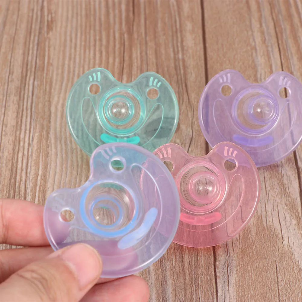 Newborn Infant Baby Soft Silicone Orthodontic Feeding Pacifier Nipple Sleep Soother for 0-3 years Kids Baby