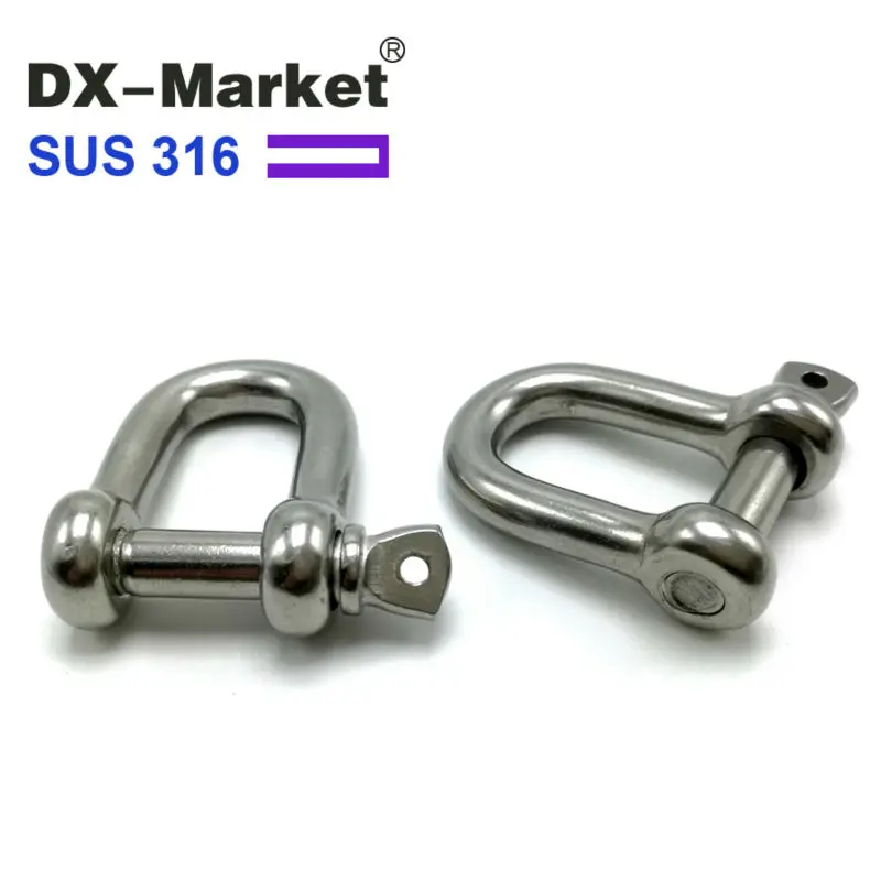 

m22 , Chain D Rigging Shackle for Boat , 316 Stainless Steel Dee Type rigging , sus316 m22 dee shackle