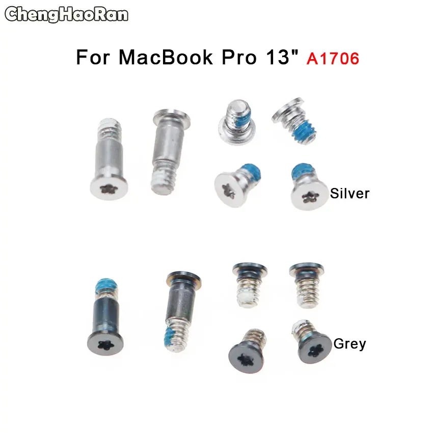 ChengHaoRan Универсальная крышка корпуса компьютера нижние задние винты для MacBook Pro 13 "A1278 A1286 A1502 A1706 A1707 A1708 Air A1369