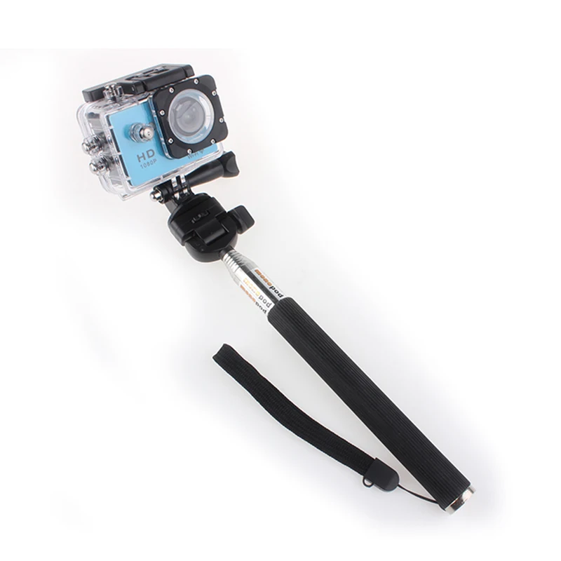 Portable Handheld Self-Timer Camera Camcorder Monopod for Sport Video Photo Helmetcam Action Cam Camera