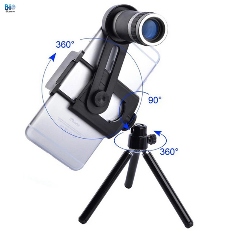 Biostore 8X Zoomable Camera Lens For Telescope Telephoto Lentes Para Celular Universal Smartphone Camera Lens