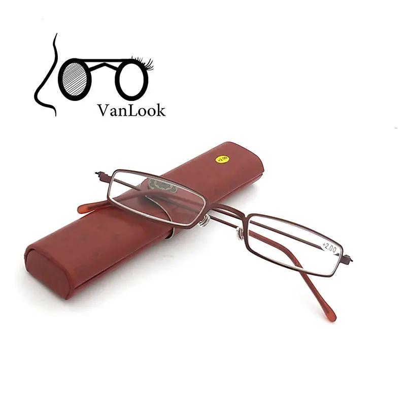 

Slim Reading Glasses Men Women+1.00 +1.50 +2.00 +2.50 +3.00 +3.50 +4.00 Gafas de Lectura Antistress Framework w/ Spectacle-case