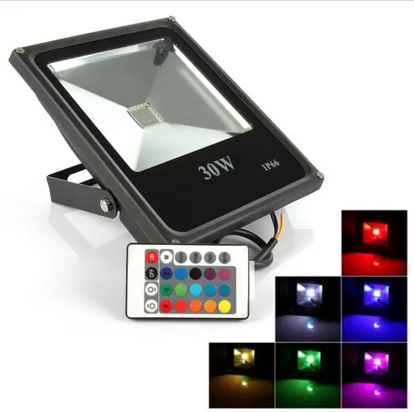 Ultra Thin!Led Reflector 10W 20W 30W 50W RGB Led Flood light Waterproof IP65 Floodlight AC85-265V Outdoor lighting