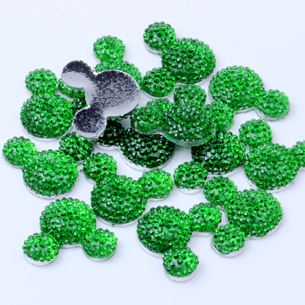 

200pcs/bag 20x23mm Many Colors Head Flatback Resin Rhinestone Glue On DIY Nail Art Jewelry Garments Backpack Decorations