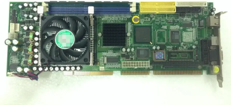 

HS7001 100% OK IPC Board Full-size CPU Card ISA PCI Industrial Embedded Mainboard PICMG 1.0 With CPU RAM no-fan