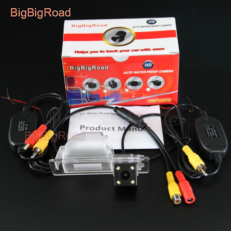 

BigBigRoad For Volkswagen Santana Jetta 2013 2014 2015 Wireless Camera Car Rear View Backup Reverse Camera Parking Camera