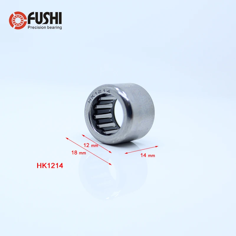 HK1214 Needle Bearings 12*18*14 mm ( 10 Pcs ) Drawn Cup Needle Roller Bearing HK121814 HMK121814