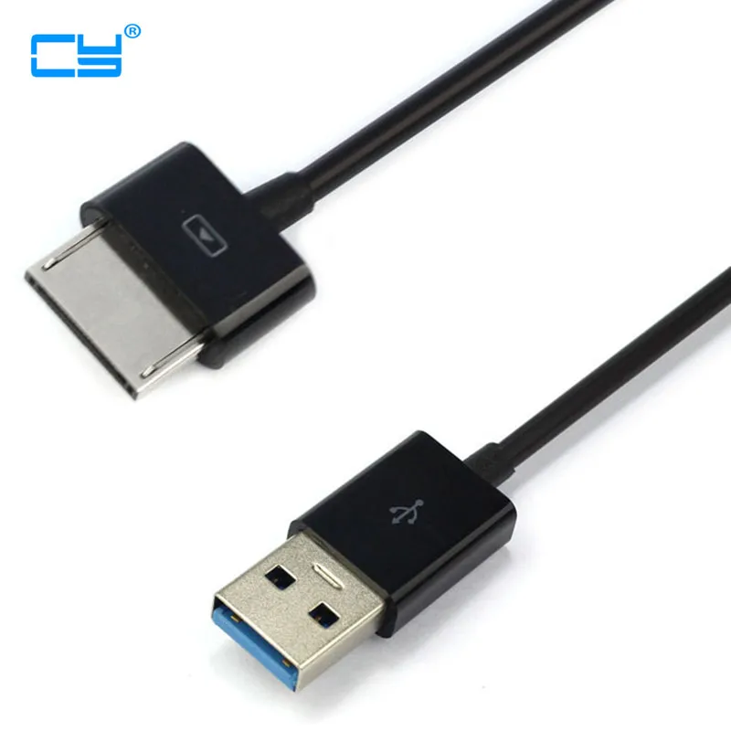 Cabo carregador e de sincronização de dados, alta qualidade, 1m, 3 pés, usb 3.0, para asus tablet tf101, tf201, para transformador prime, preto, novo