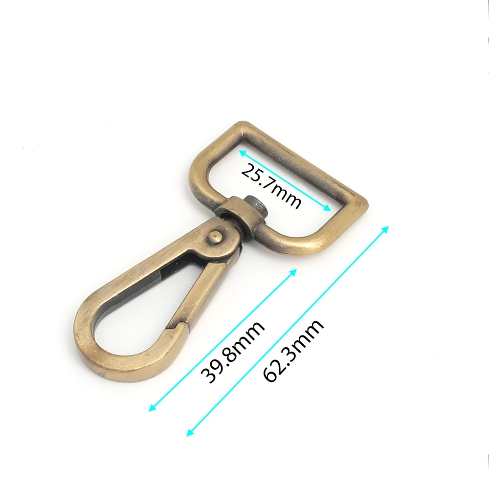 10/20 PCS metal Handbag Bag Clasps Lobster Swivel Trigger Clips Snap Hook Lanyard hook Buckles Carabiner gold silver bronze